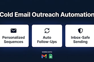 build google sheets apps script cold email automation system
