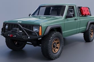 create 3d rc car model, 3d car modelling, 3d truck model, 3d car body kits