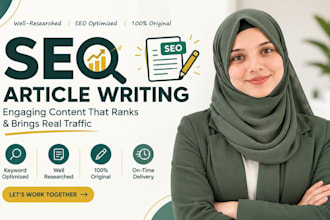 write SEO blog article and content writing