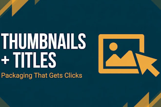 design high ctr youtube thumbnails within 24 hours