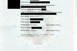 get your ecuadorian birth, marriage or death certificate apostilled and shipped