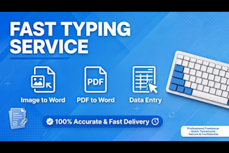 retype image to word, pdf to word and fast typing