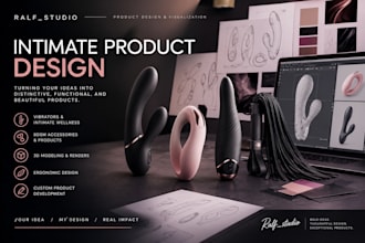 create premium adult wellness, vibrator and bdsm product designs