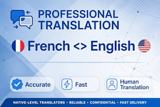 translate english to french and french to english