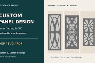 create dxf files for laser cutting and cnc