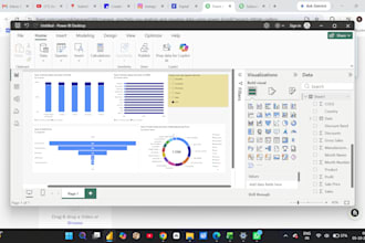 help you analyze and visualise data using power bi