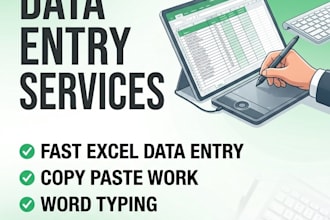 do data entry, numeric