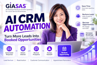 build ai powered CRM automation and lead follow up