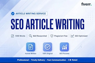 do accurate SEO writing and blog writing