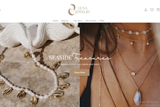 design jewelry website, jewelry shopify store jewelry dropshipping