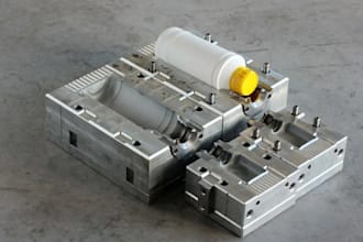 design plastic injection mold core cavity mold tooling dfm cad for manufacturing