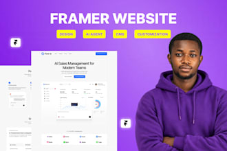 design a high converting interactive framer website or figma to framer website