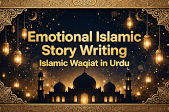 write emotional islamic moral urdu story for youtube script