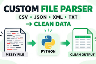 build a custom python file parser for your data