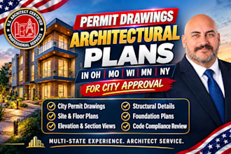 do architectural permit drawings as an architect in ohio missouri minnesota ny