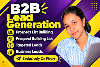 build a targeted b2b prospect list and generate leads