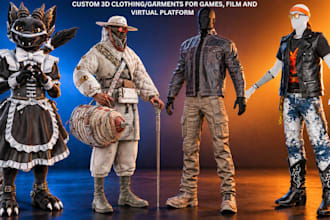do custom vrchat clothing, 3d outfit and 3d garment in clo3d, marvelous designer