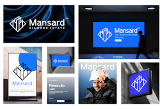 design a business logo branding kit or brand identity guidelines