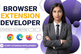 develop a custom ai powered chrome extension for chrome, firefox and edge