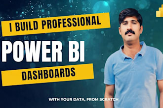 do professional power bi dashboard and data analytics