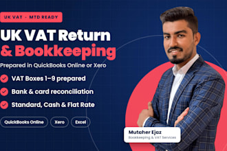 do UK vat return and mtd vat bookkeeping in xero or quickbooks online
