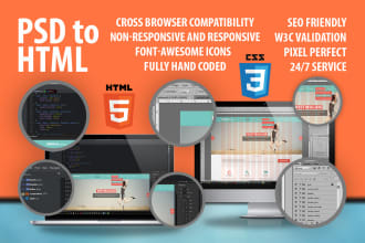 create responsive html5, css3, bootstrap website on fiverr