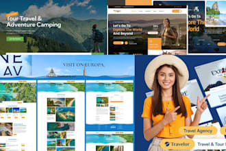 build a travel website to showcase tours and packages