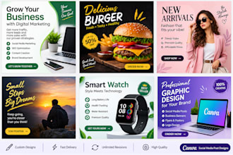 design professional social media posts in canva