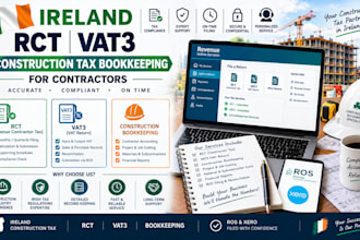 file ireland rct vat3 construction tax bookkeeping in ros xero for ltd companies