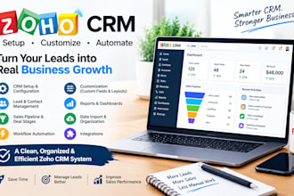 set up, customize and automate zoho CRM