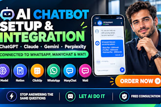 setup notion gemini chatgpt claude perplexity clickup whatsapp manychat wati ai