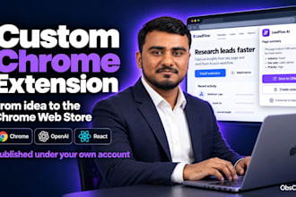 build a custom chrome extension with ai features