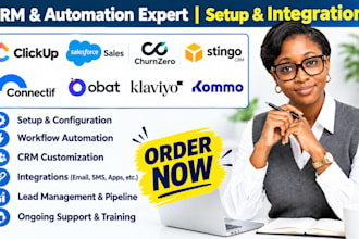 setup clickupsage sales churnzero stingo crm connectif obat klaviyo kommo