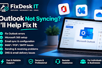 fix microsoft outlook email sync and microsoft 365 issues