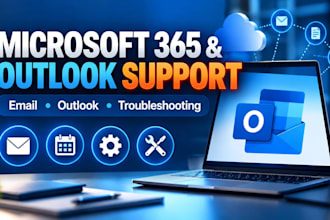 microsoft 365 outlook and email issues remotely