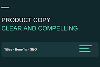 optimize shopify and ecommerce product descriptions