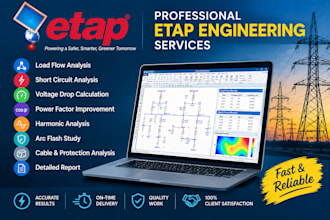 do etap load flow, short circuit and power system analysis