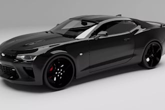 do 3d car modeling vehicle design cad model car bodykit design car part 3d print