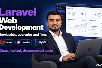 build a custom laravel web application or fix your laravel project