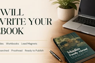 write a ready to publish ebook, guide or lead magnet