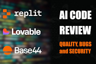review your replit, lovable, or base44 vibe coded app