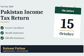 prepare your pakistan tax return before the 15 october 2026