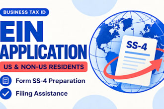 apply for your ein tax id for US and non US residents