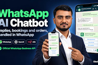 build a whatsapp ai chatbot and automation for your business