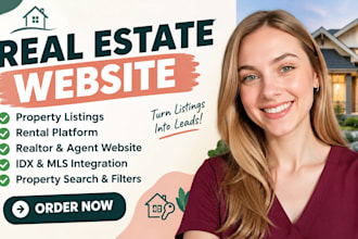 real estate website property listing rental realtor idx and mls platform