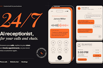 build an ai phone receptionist and voice agent for your calls and website chat