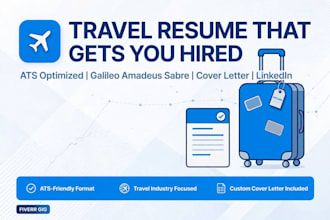 write resume for travel consultant and tourism jobs
