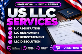 handle your llc amendment, dissolution, address change, and reinstatement