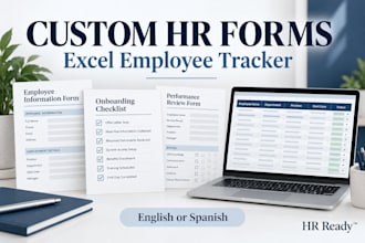 customize HR forms and an excel employee tracker for your business