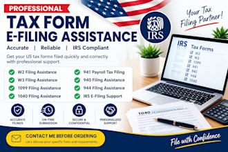 do assist to efile of w2, w3 1099, 941, 940,944, 1040 forms